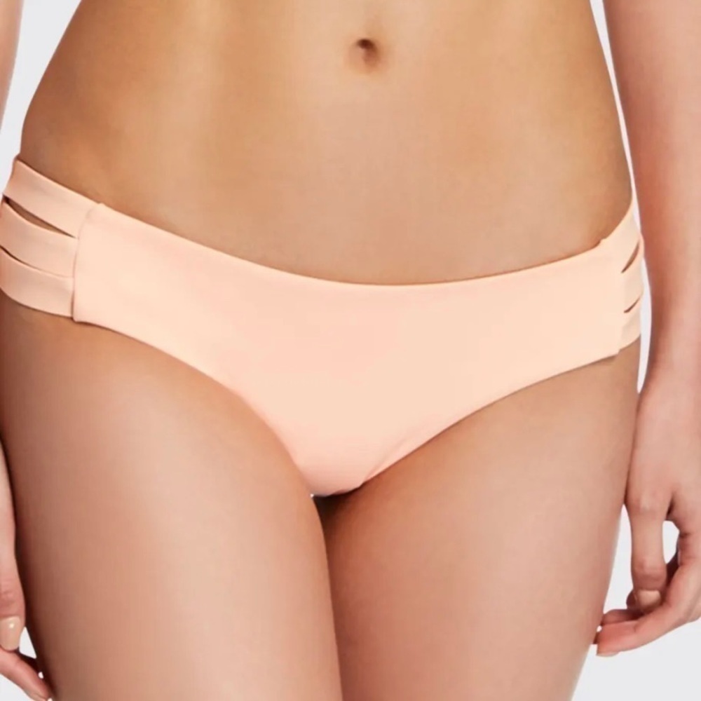 Vitamin A Emelia Triple Strap Bikini Bottom NWOT